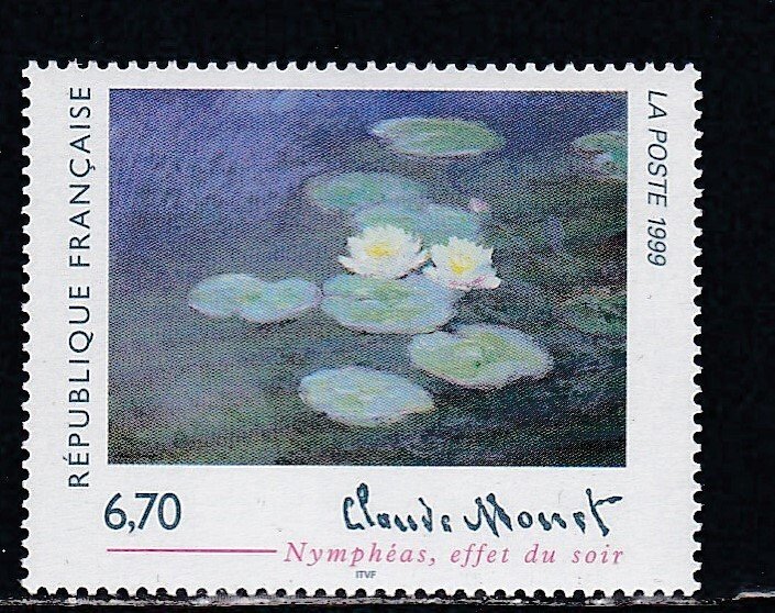 France # 2701, Painting by Monet, Mint NH, 1/2 Cat.