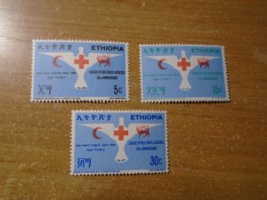 Ethiopia  #  527-29   MNH