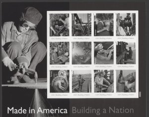 2013 US Scott #4801, Welder- Made in America Sheet of 12 Forever Stamps