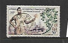 FRENCH WEST AFRICA, C26, USED, WORKER, SHIPS