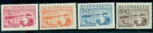 FINLAND #Q6-9 (BF6-9) Parcel Post set, complete, og, NH, VF, Scott $118.75