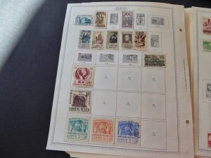 Mexico 1940-1956 Stamp Collection on Album Pages