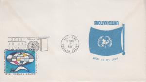 United Nations, First Day Cover, Postal Stationery