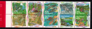 New Zealand 1995 Environmental Protection Complete Mint MNH Booklet SC 1268a