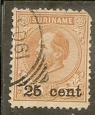 Surinam   Scott 40   King   Used