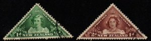 NEW ZEALAND SG636/7 1943 HEALTH STAMPS  USED
