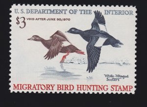 US RW36 $3 Duck Hunting Mint VF-XF OG NH SCV $65