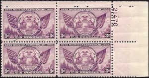 775 Mint,OG,NH... Plate Block of 4... SCV $2.25