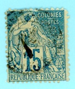 French Colonies, Scott #51, Used