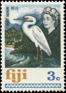 Fiji 1969 Sc 262 Bird Reef Heron