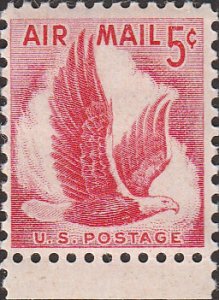 # C50 MINT NEVER HINGED ( MNH ) EAGLE IN FLIGHT