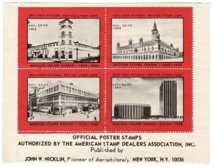 (I.B) US Cinderella : ASDA National Postage Stamp Show (New York 1968) 