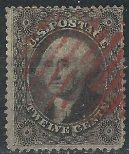 US 36 Used Red Canc. F/VF 1857  SCV $300.00 (Or)