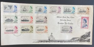 1965 Tristan da Cunha First Day Cover FDC Official Definitive Issue Navigation