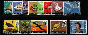 PITCAIRN ISLANDS SG36/48 1964 DEFINITIVE SET  MNH