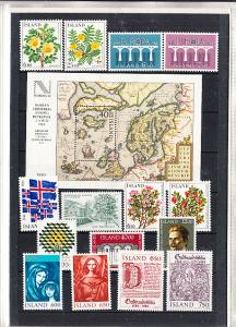 Iceland 1984 Year Set Folder