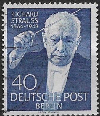 1954 Berlin 9N111 Richard Straus used