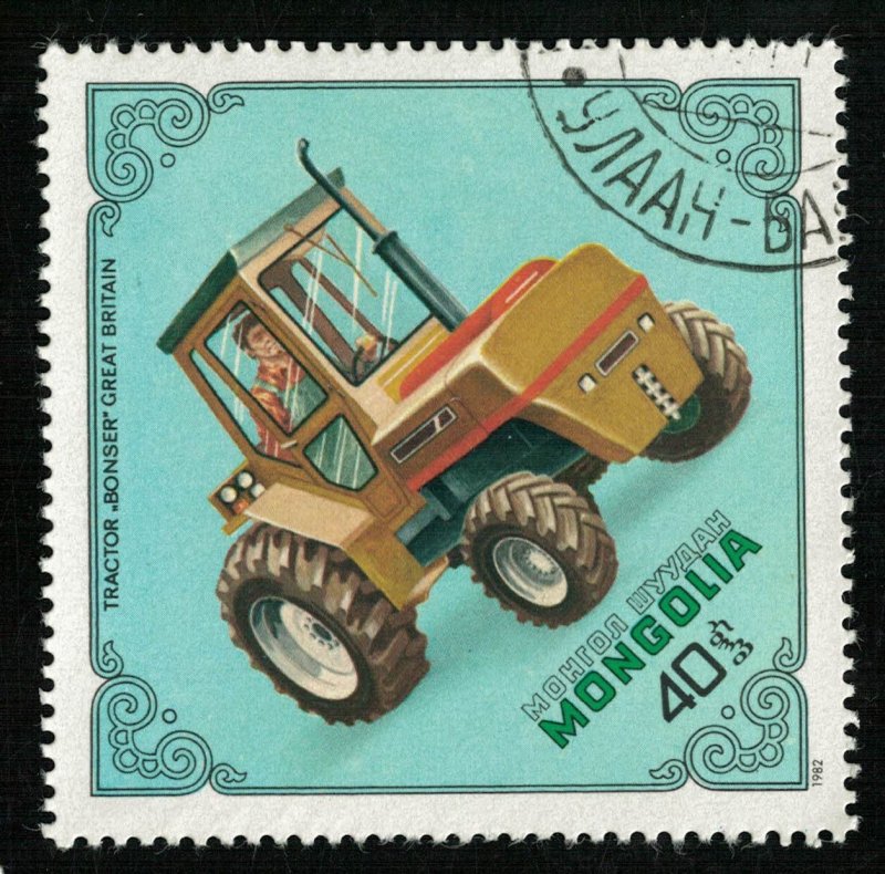 Tractor, Mongolia, 40₮ (T-7078)