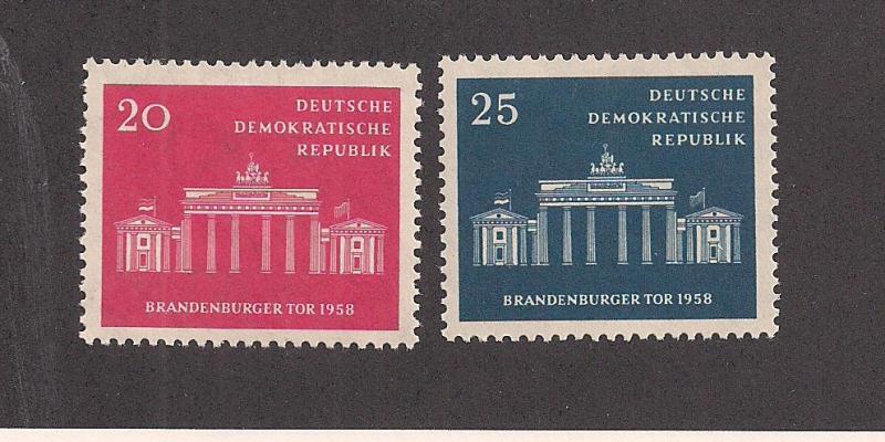 GERMANY - DDR SC# 410-11 F-VF OG 1958