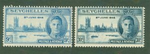SEYCHELLES 149-50 MH BIN $.60