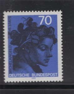 Germany #1161  (1975 Michelangelo issue) VFMNH CV $1.30