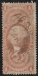 MALACK R74c F/VF, better centered than most,  RARE STAMP! k0511