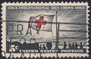 1239 5 cent International Red Cross VF used