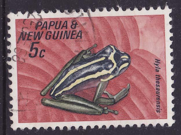 Papua & New Guinea 1968 Fauna Frog 5c used