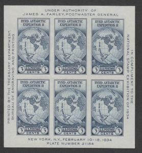 United States 735, with hinge remnants