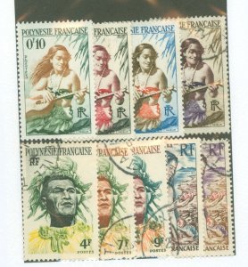 French Polynesia #182-90 Unused Single (Complete Set)