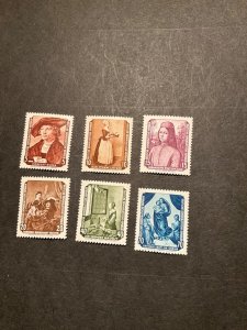 Stamps Germany (DDR) Scott #272-7 hinged