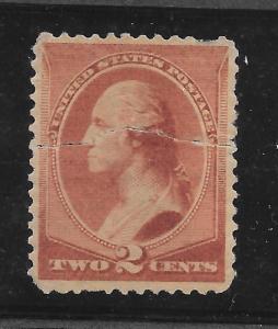 210 MNH 3c. Washington, scv: $130, Free, Insured Shipping