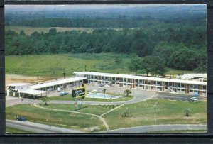 USA 1962 Color Postal Card Used Motel Carousel Alabama 10267