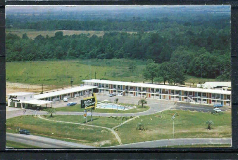 USA 1962 Color Postal Card Used Motel Carousel Alabama 10267