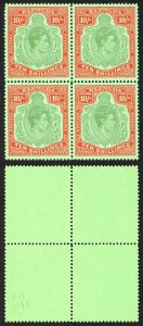 Bermuda SG119e 10/- SUPERB U/M Block Cat 160++ Pounds