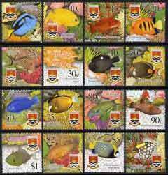 KIRIBATI - 2003 - Tropical Fish  - Perf 16v Set - Mint Never Hinged