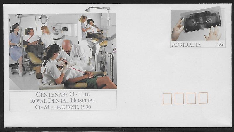 Australia Postal Stationary PSE186 100th Royal Dental Hospital Mint