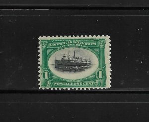 US Stamps: #294; 1c 1899 Pan-American Expo Commemorative; Mint Hinged