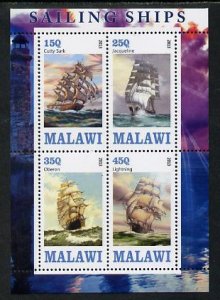 MALAWI - 2013 - Sailing Ships #1 - Perf 4v Sheet - MNH - Private Issue