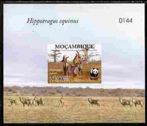 Mozambique 2009 WWF - Antelope Hippotragus equinus imperf...