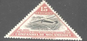 Mozambique  Company Scott 167 Airplane triangular stamp