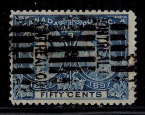 Canada 60 used Fine roller cancel Montreal