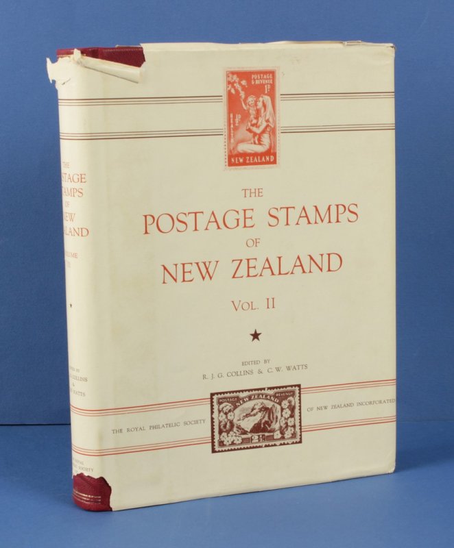 LITERATURE New Zealand: The Postage Stamps of, Vol 2, edited by Collins & Watts