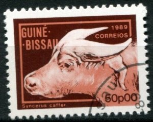 Guinea-Bissau Sc#857 Used, 50p multi, Animals (1989) (1989)