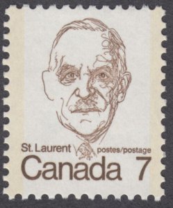 Canada - #592iii Louis St. Laurent, NF Paper - MNH