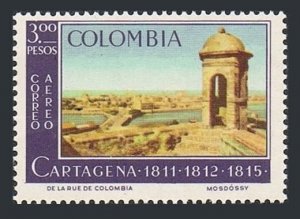 Colombia C461,MNH.Michel 1054. Cartagena's independence in 1811.1964.