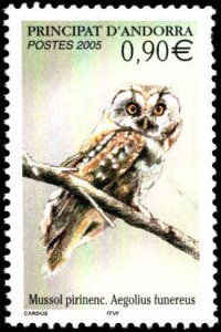 Andorra French Administration #596, Complete Set, 2005, Birds, Never Hinged