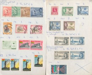 Gambia Ghana Gilbert Ellice EVII/QE M&U (Apx 70+Items) ZK17