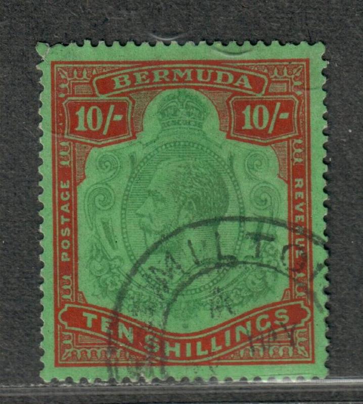 Bermuda Sc#96 Used/VF, Wmk #4, Cv. $300