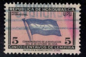 Honduras  Scott C271 Used 1965 Airmail  Flag stamp with similar cancels